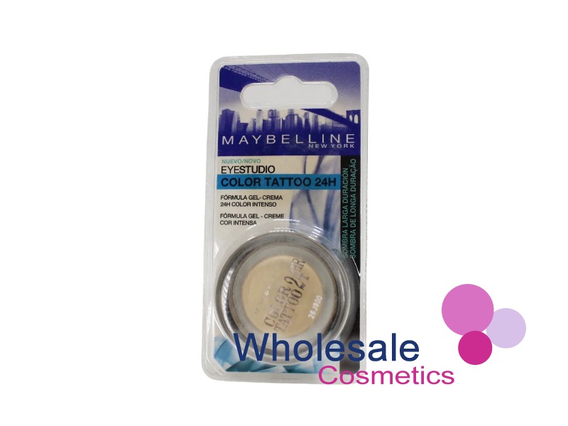 10 x Maybelline 24HR Color Tattoo Eyeshadow - 05 ETERNAL GOLD